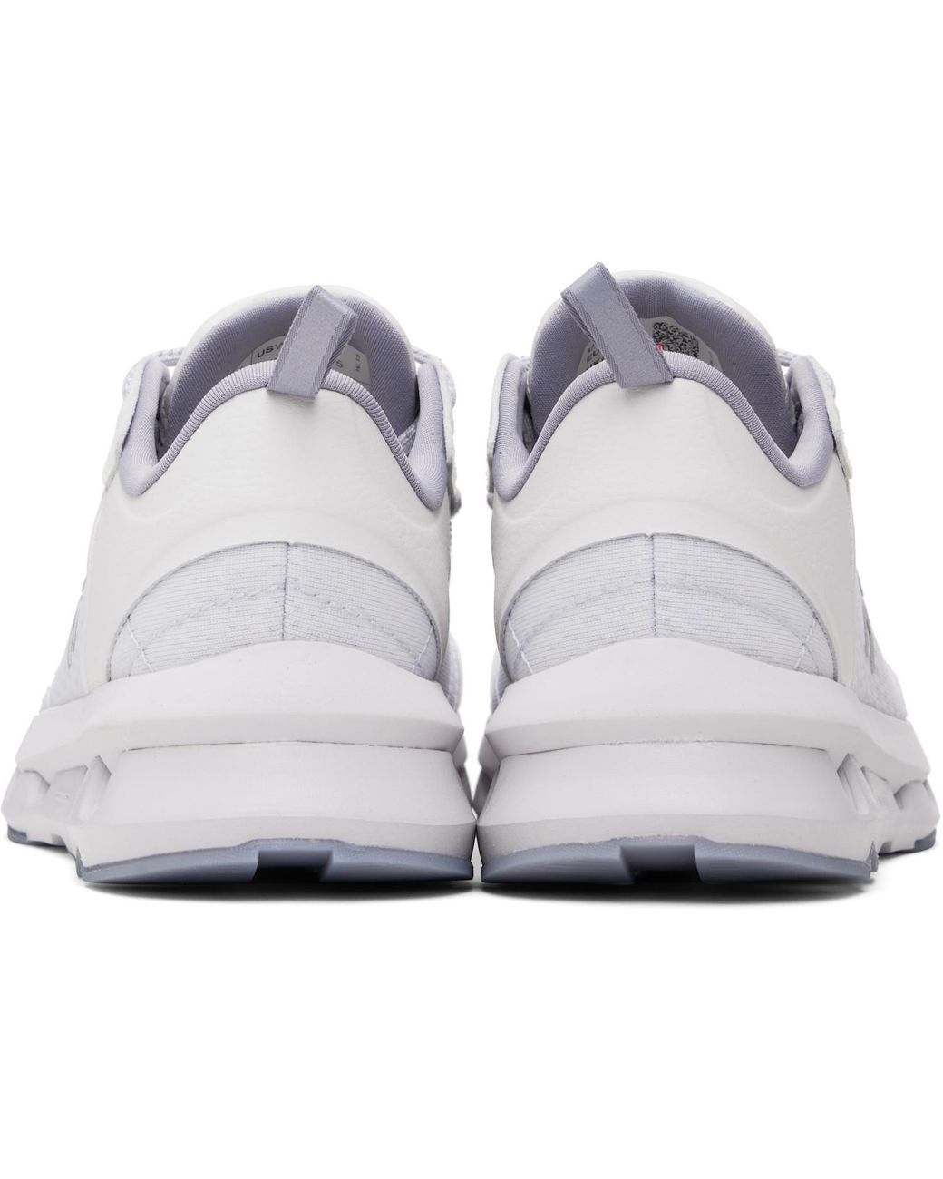 On Shoes White Logo-Print Sneakers