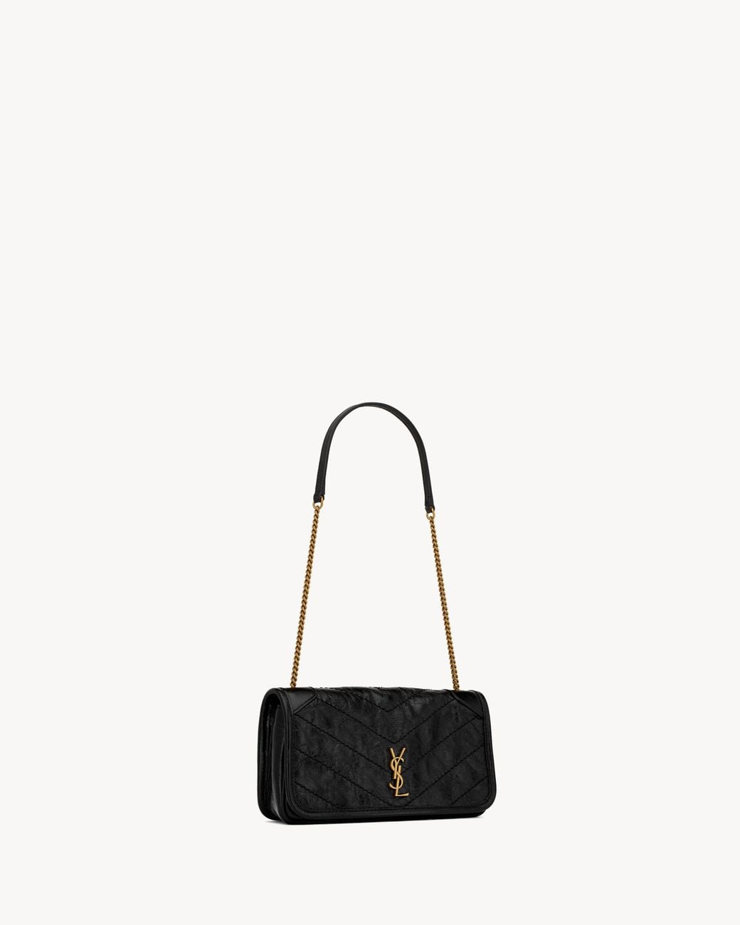 Saint Laurent White Niki Chain Pouch