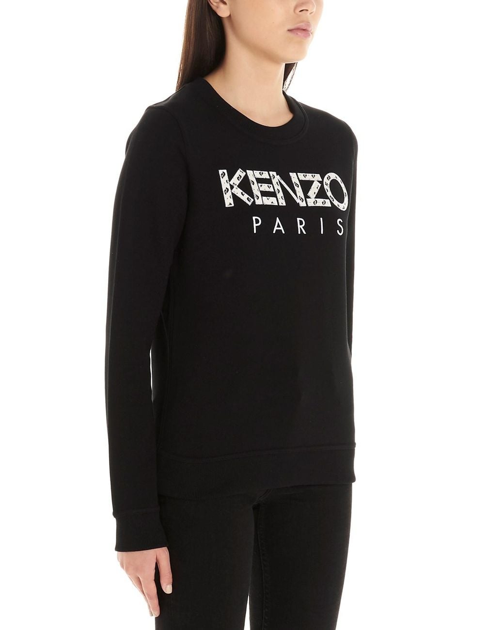 KENZO Black Logo Decal Sweater