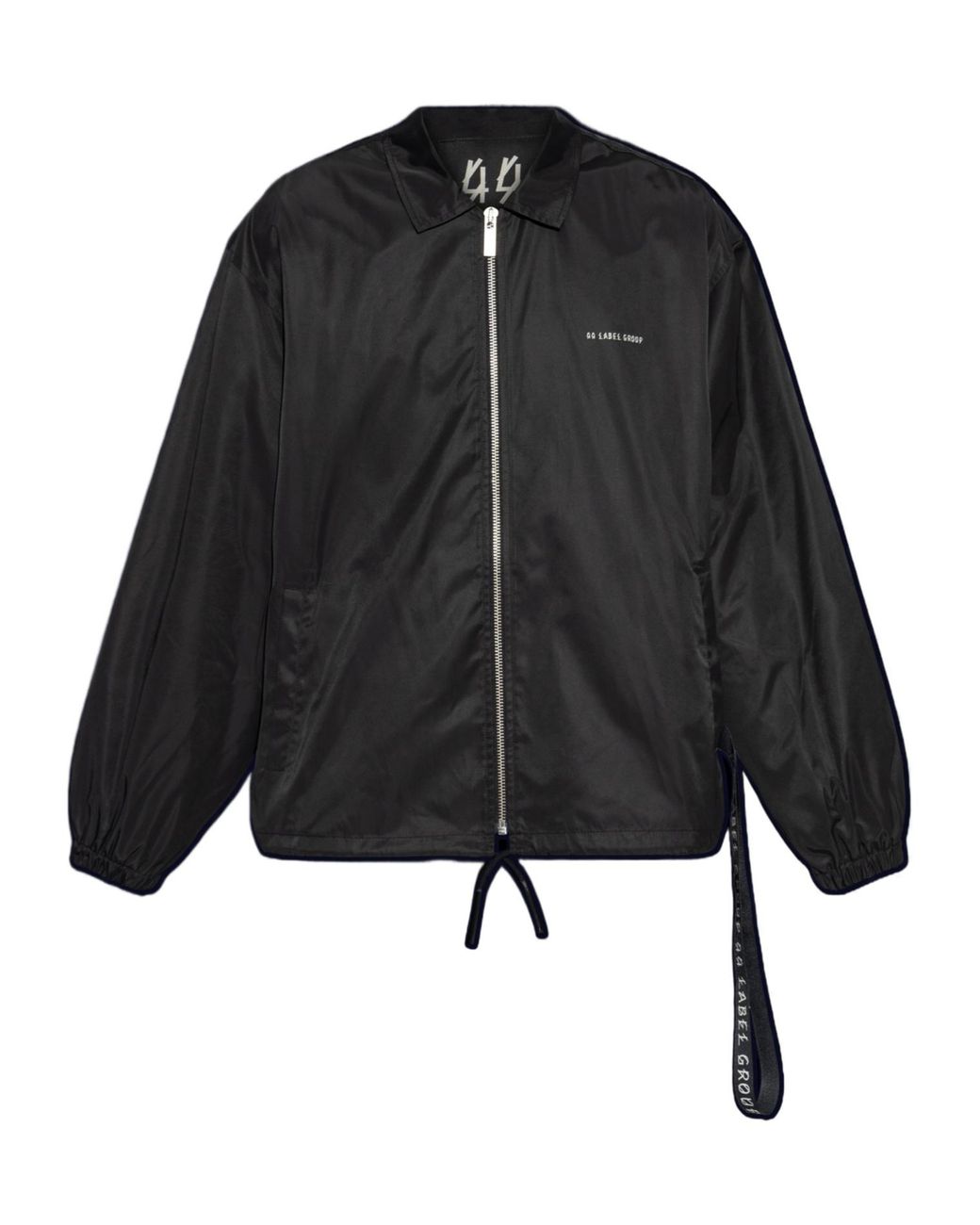 44 Label Group Black Tour Coach Jacket for men
