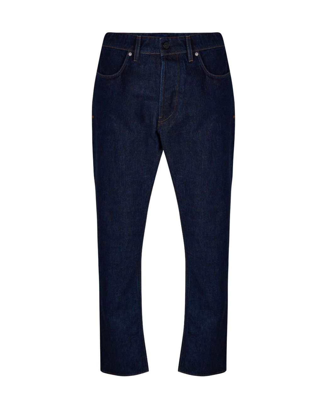 Stone Island Blue Dark Straight-Leg Jeans for men