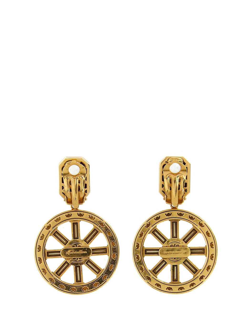 Dolce & Gabbana Multicolor Ruota Carretto Earrings