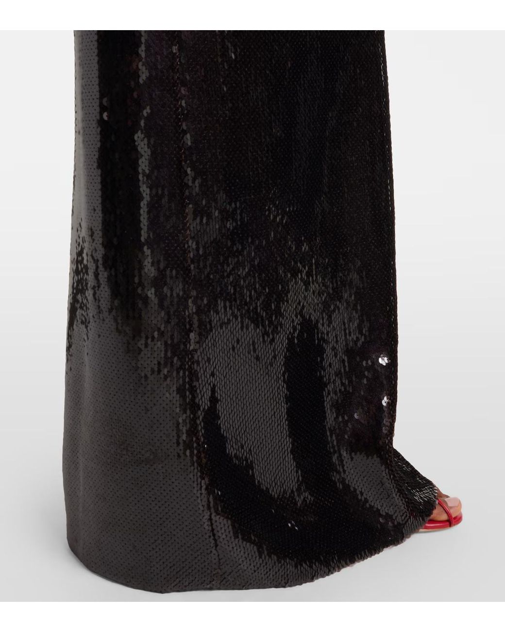 Christopher Esber Black Sequined Gown