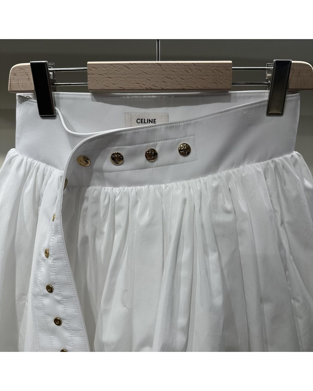 Céline White Mini Skirt