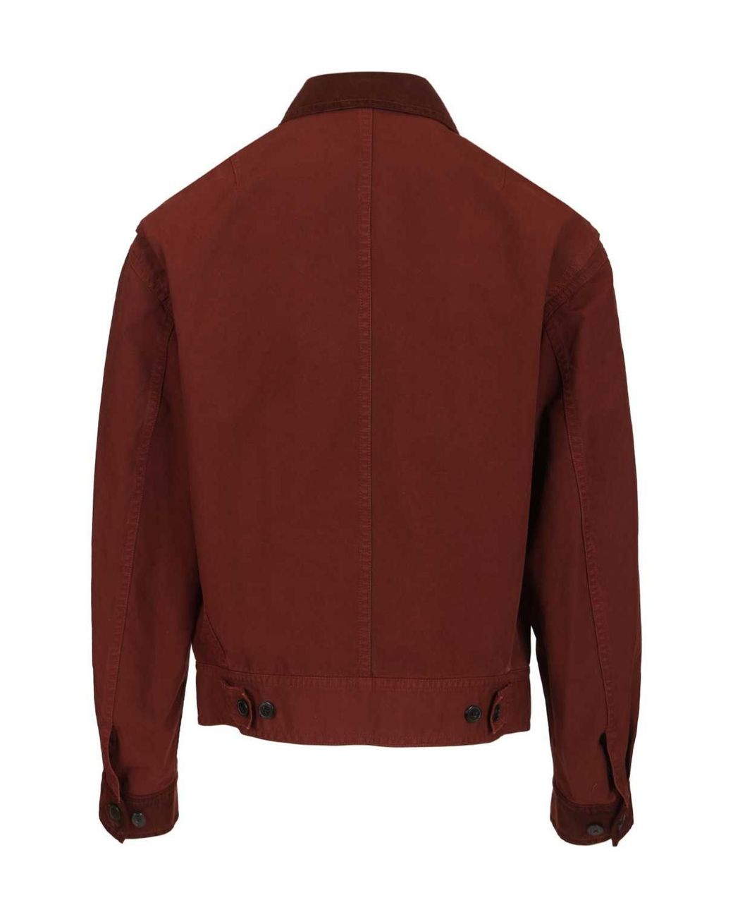 Dries Van Noten Red Veperny Panelled Jacket for men