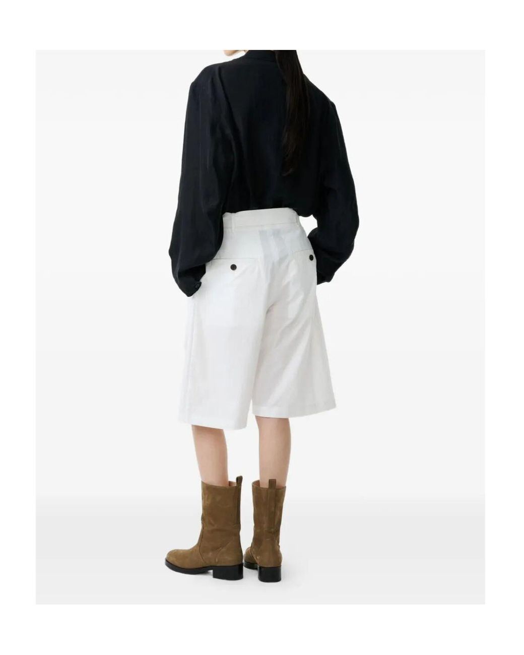 Studio Nicholson White Creon Shorts