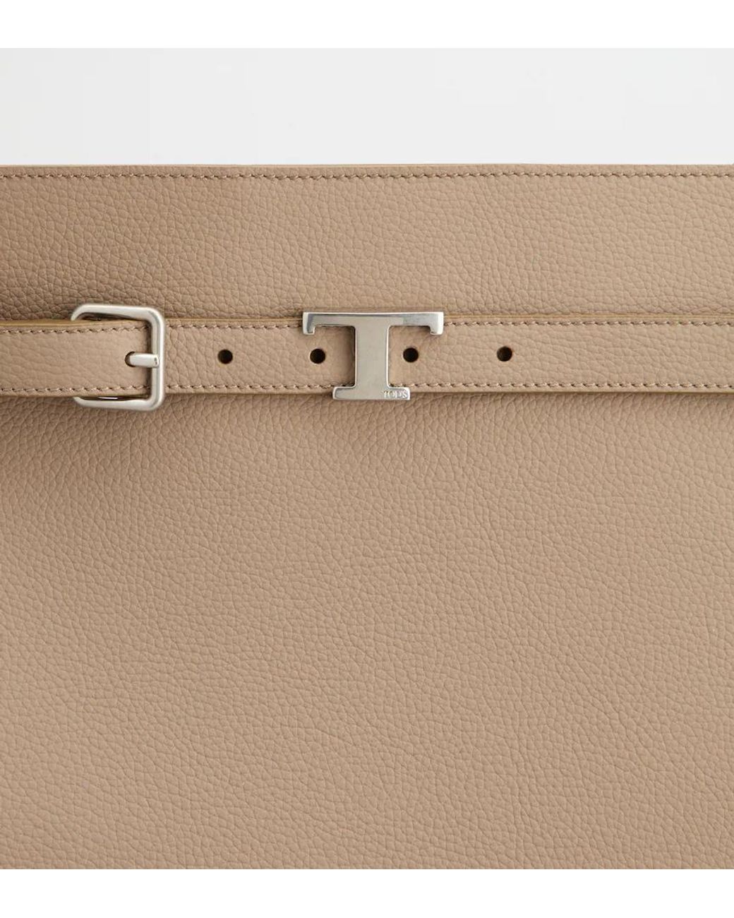 Tod's Natural Solid Color Single-Shoulder Bag for men