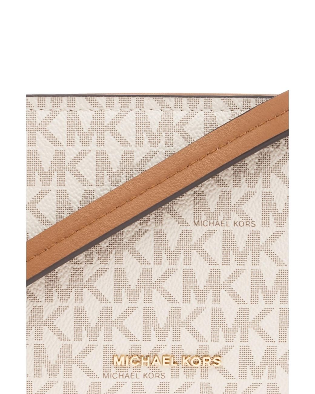 MICHAEL Michael Kors Natural Bryant Small Signature Logo Convertible Pochette