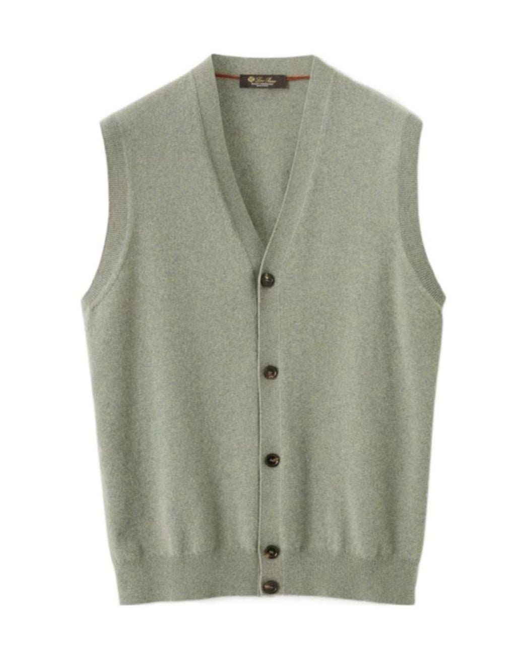 Loro Piana Green Classic Vest for men