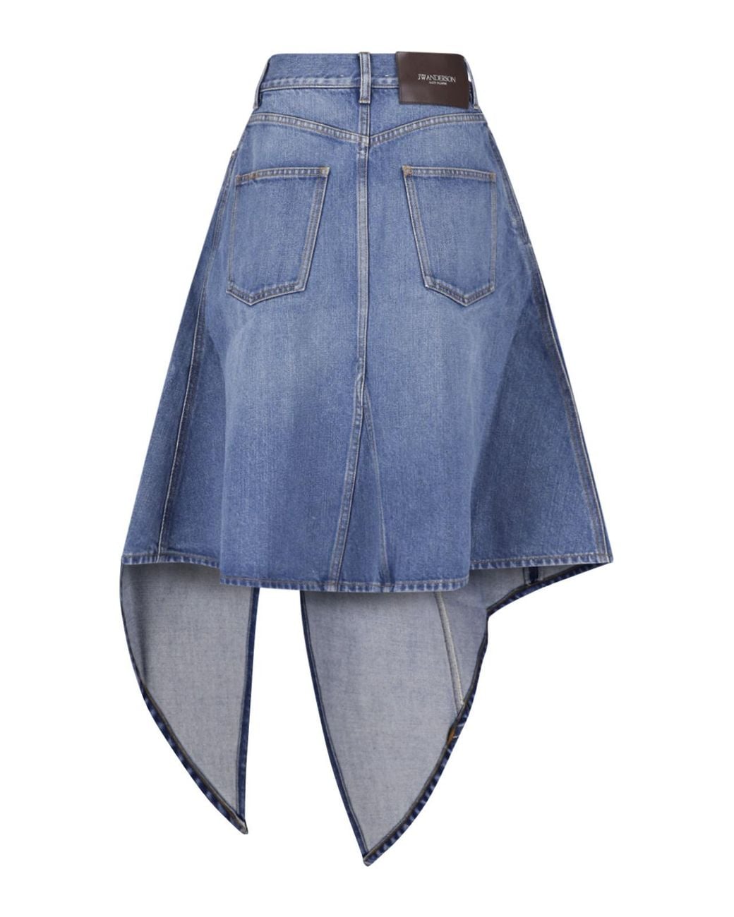 J.W. Anderson Blue Jw Anderson Asymmetric Denim Skirt