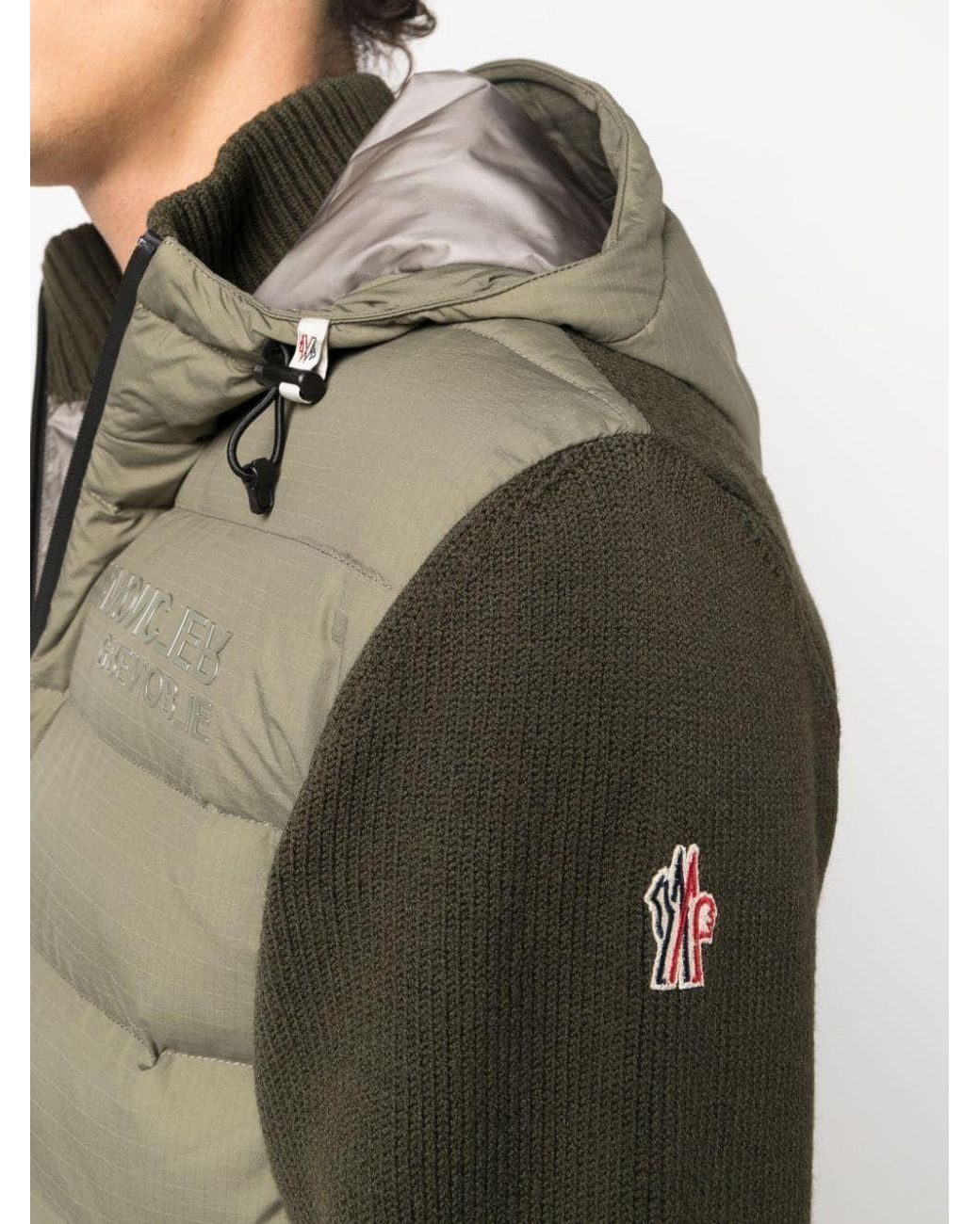 Moncler Green Long-Sleeved Sweater for men