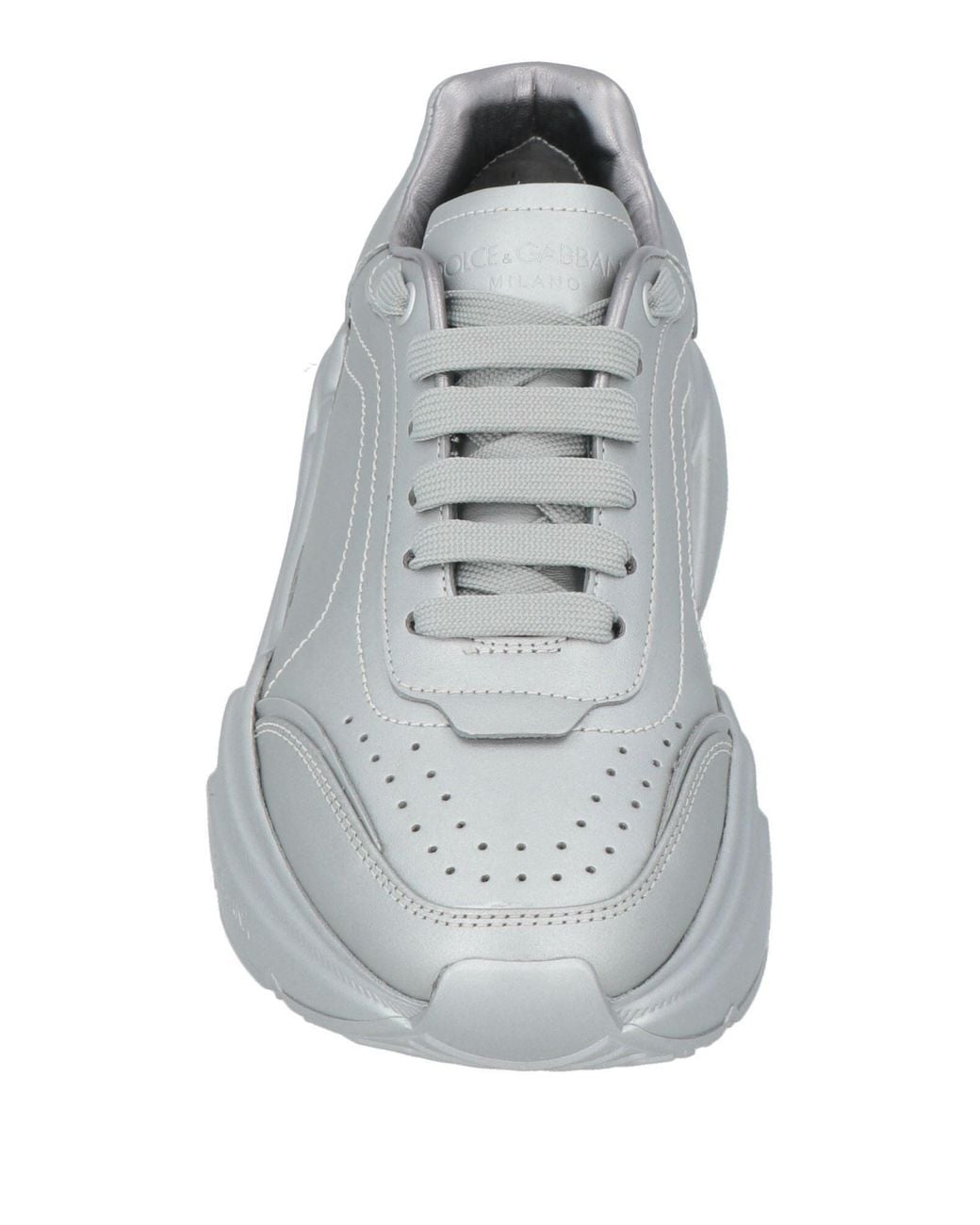 Dolce & Gabbana Gray Solid Color Sneakers