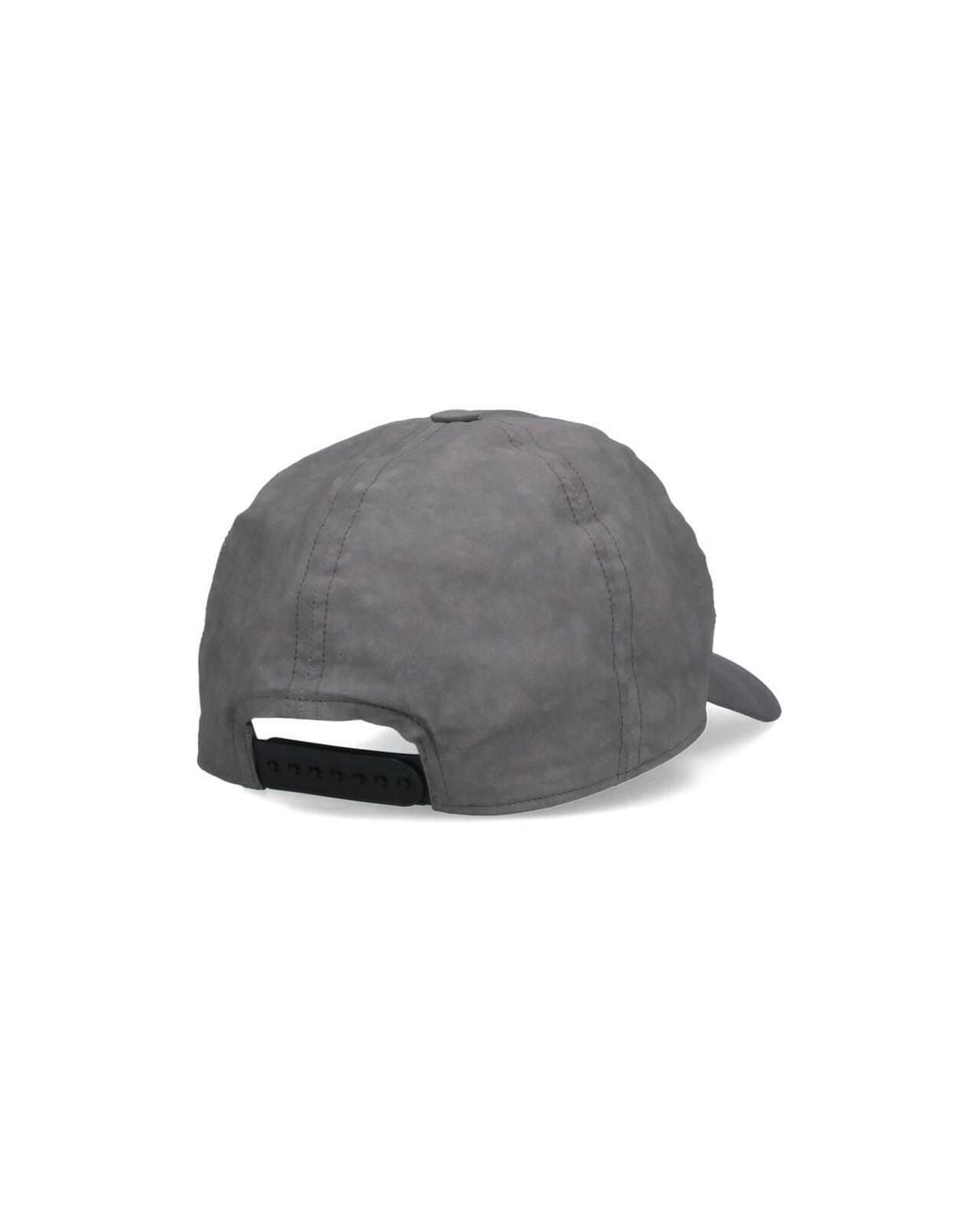 Rick Owens Gray Embroidered Baseball Cap for men