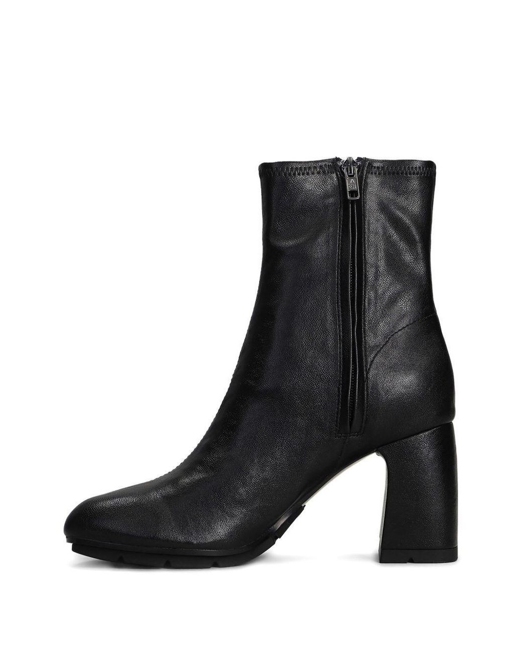 Ash Black Chunky-Heeled Ankle Boots