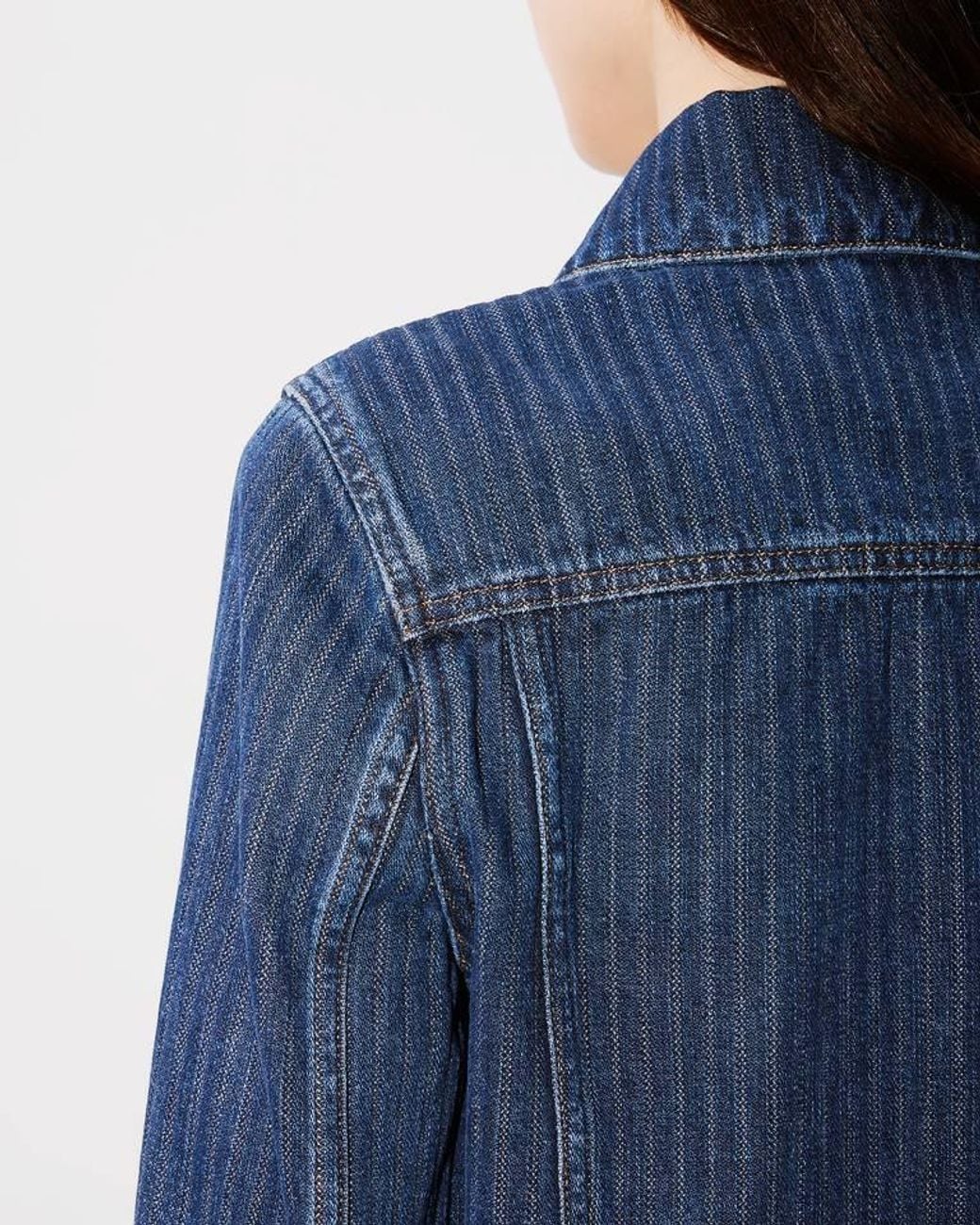 KENZO Blue Button-Up Denim Trucker Jacket for men