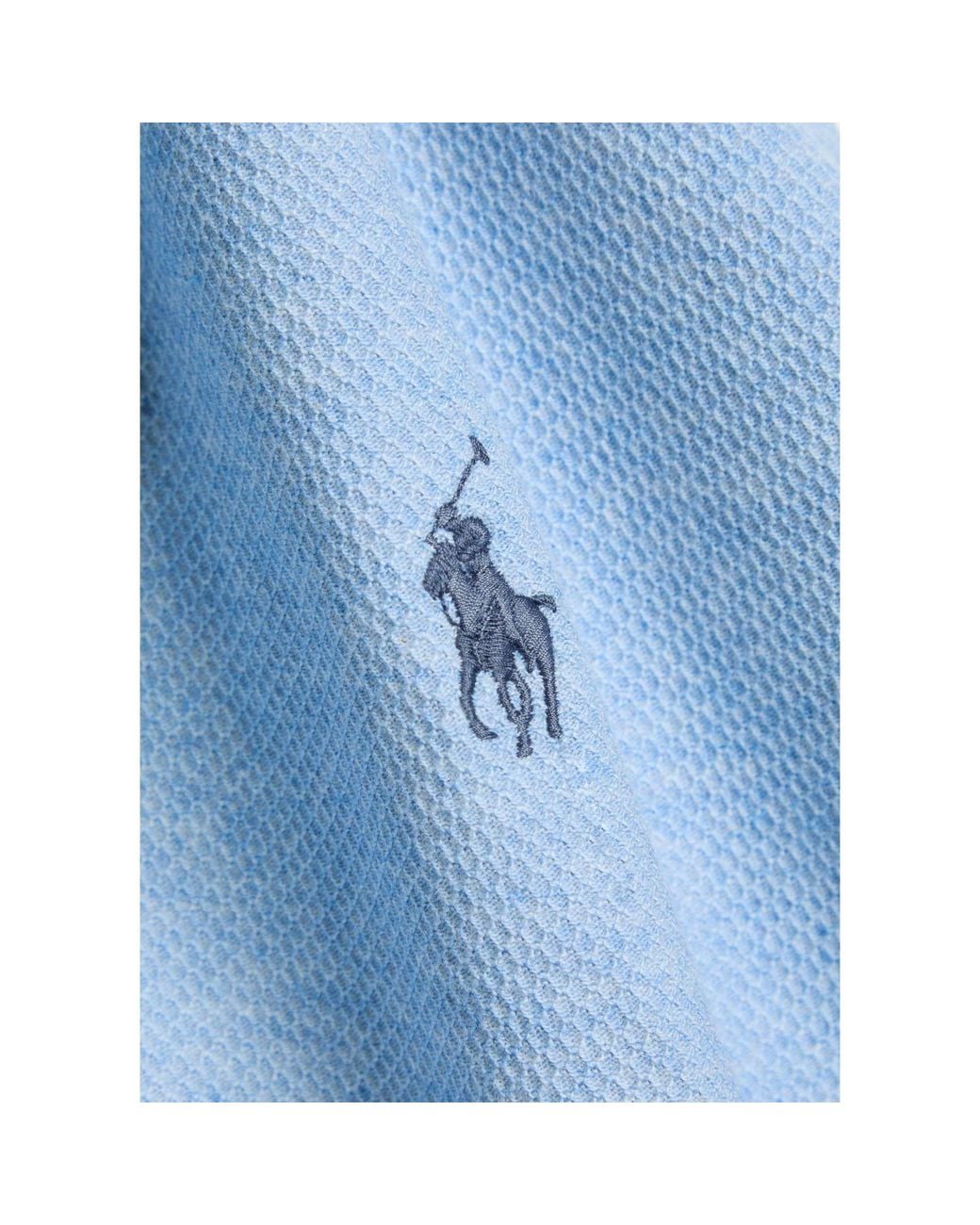 Polo Ralph Lauren Blue Short-Sleeved Polo Shirt for men