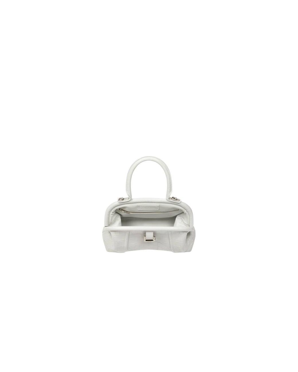 Balenciaga White Editor Small Tote Bag