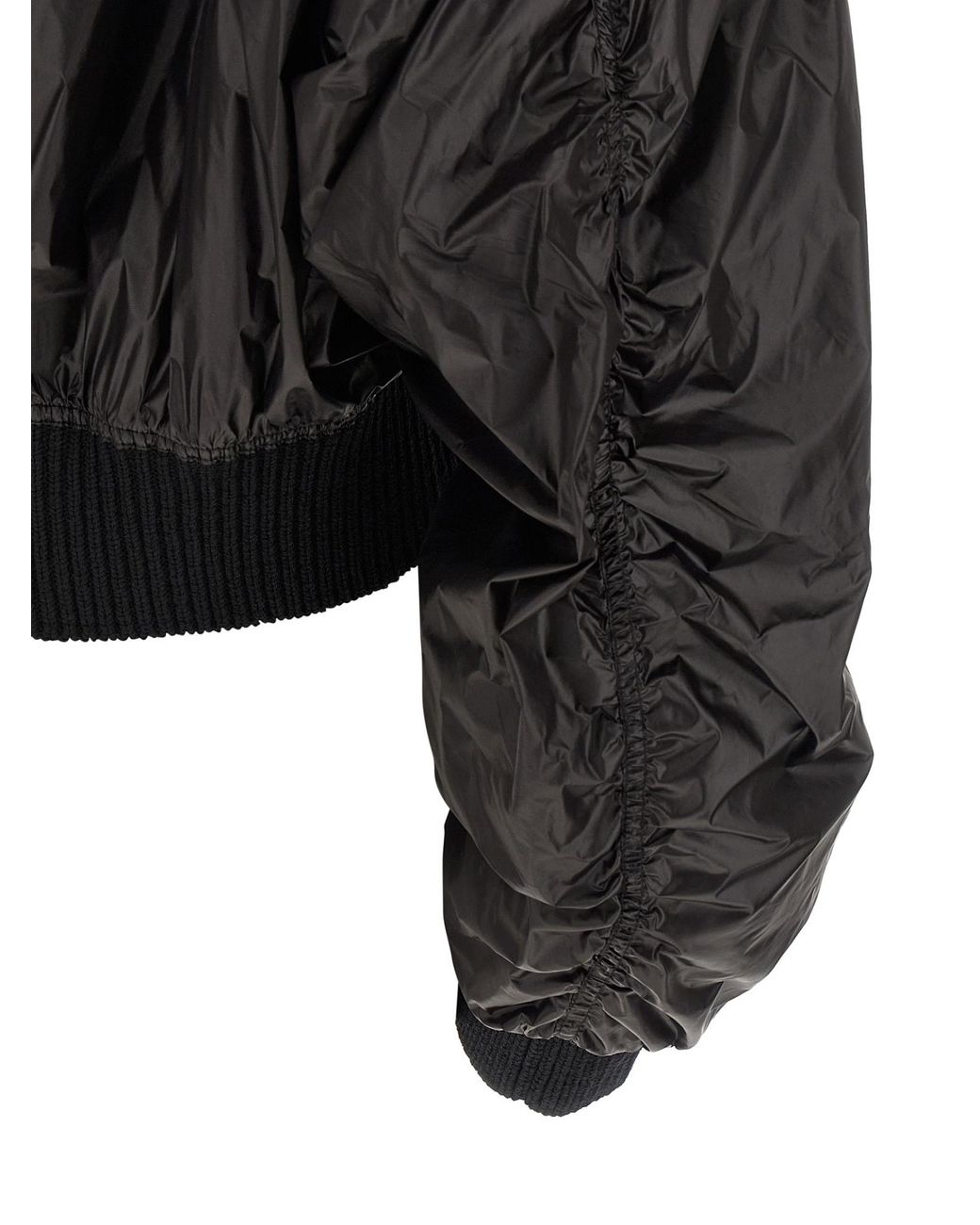Rick Owens Black 'Secchia Flight' Bomber Jacket for men