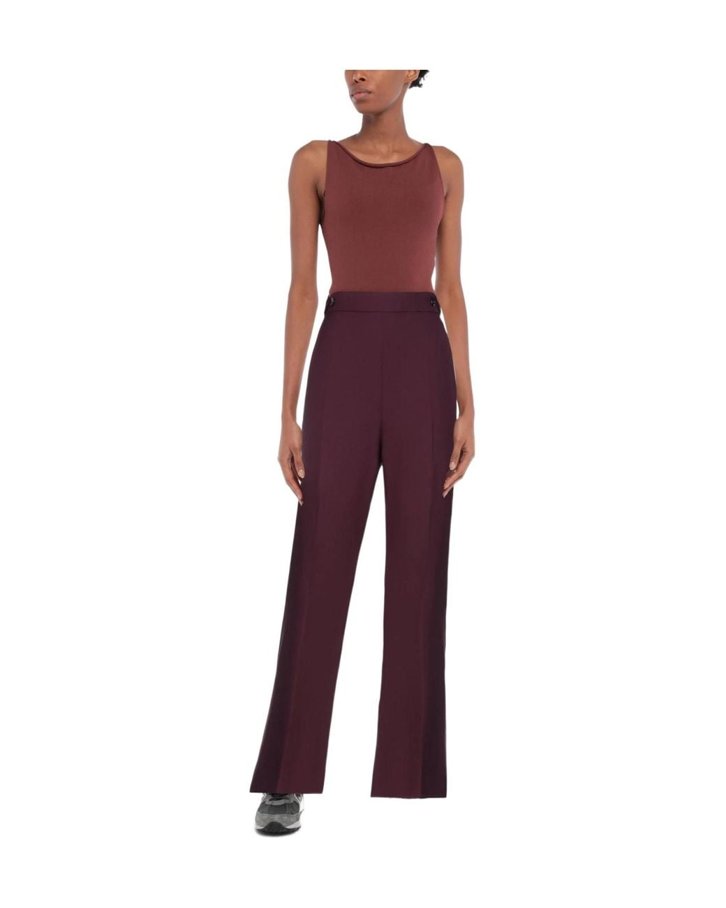Marni Purple Casual Trousers