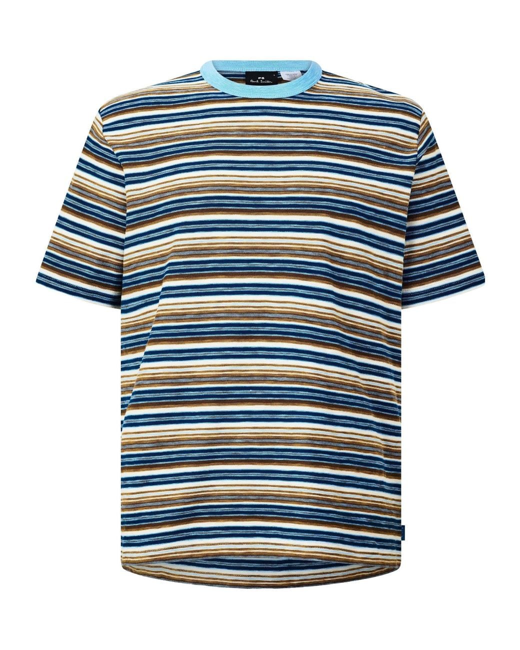 Paul Smith Blue Crew Neck Top for men