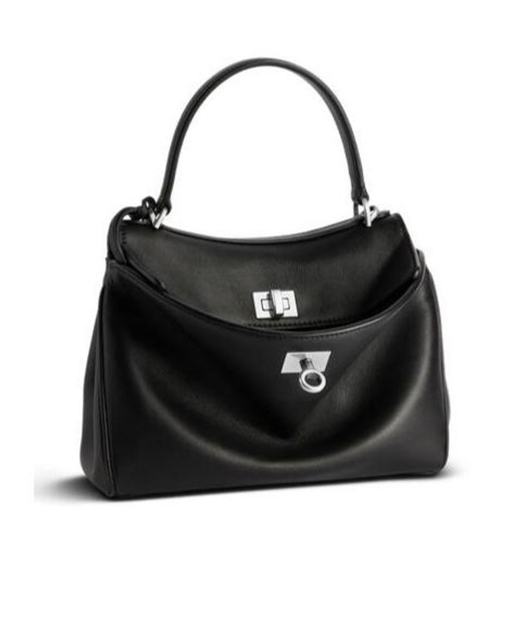 Balenciaga Black Rodeo Top Handle Handbag