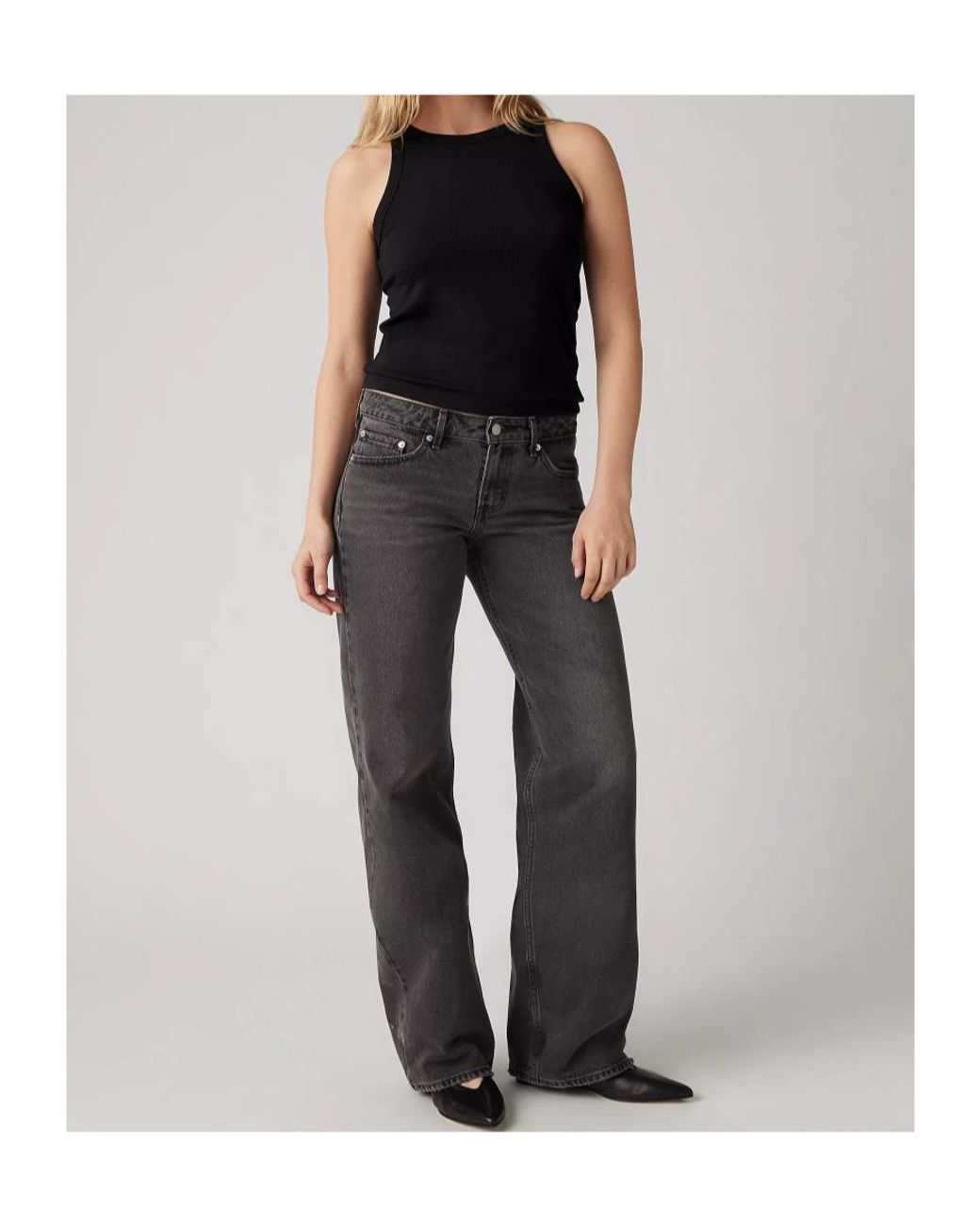 Levi's Black Low Loose Jeans