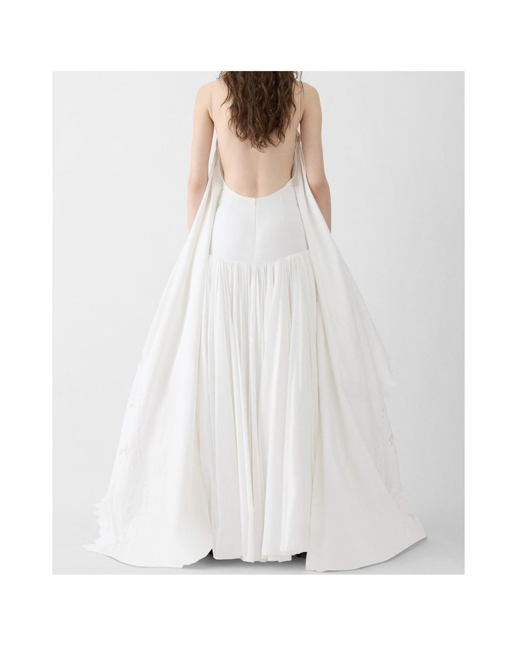 Jacquemus White Layered Embroidered Dress