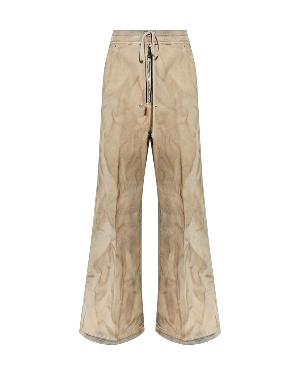 Rick Owens Natural Bela Wide-Leg Pants for men
