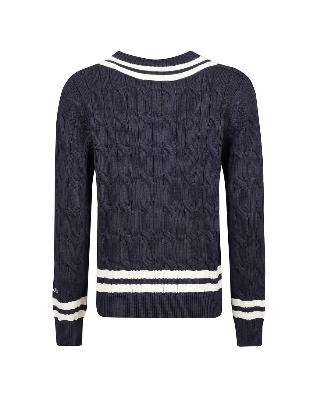 Sporty & Rich Blue Crew-Neck Sweater