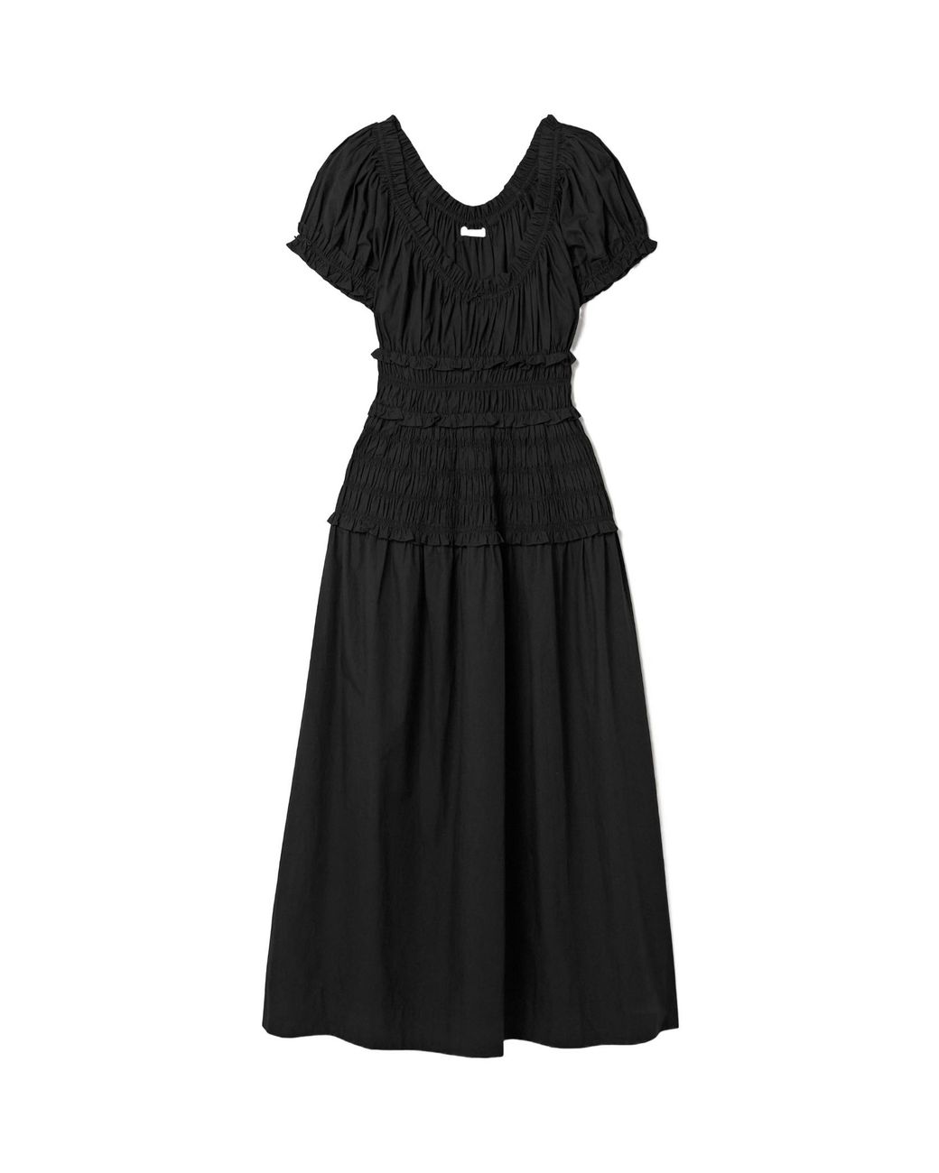 Doen Black Short Sleeve Dress