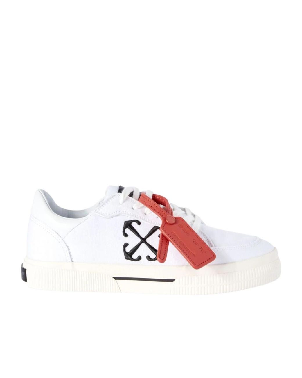 Off-White c/o Virgil Abloh Pink New Low Vulcanized Lace-Up Sneakers