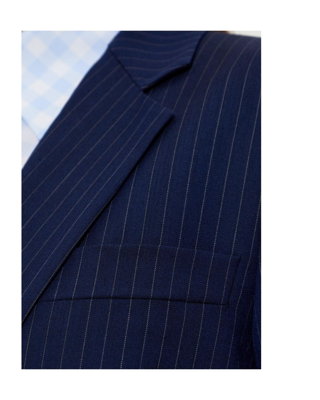 Moschino Blue Striped Single Breasted Blazer
