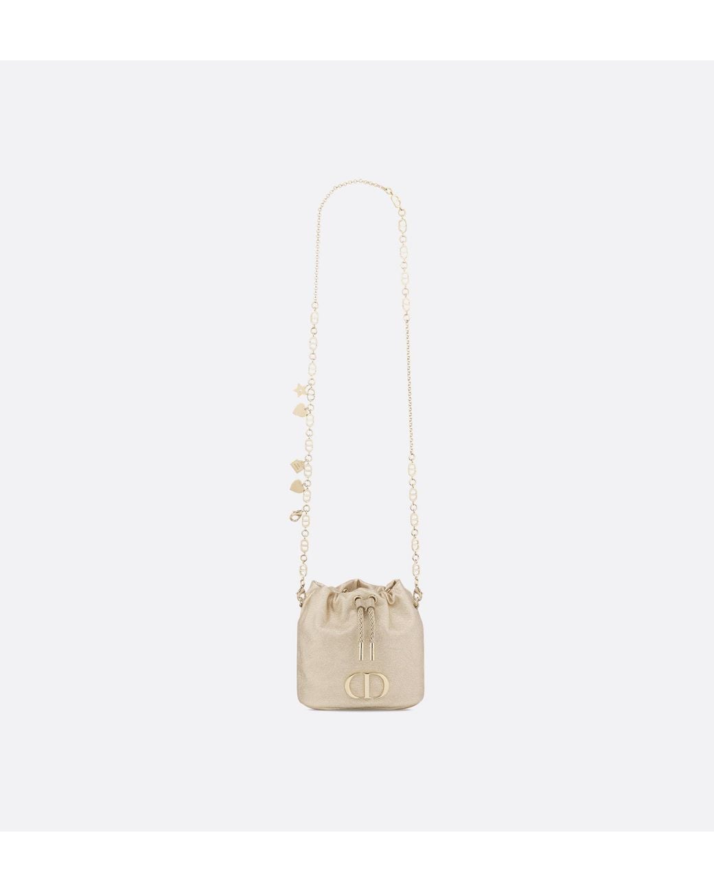 Dior Natural Drawstring Shoulder Bag