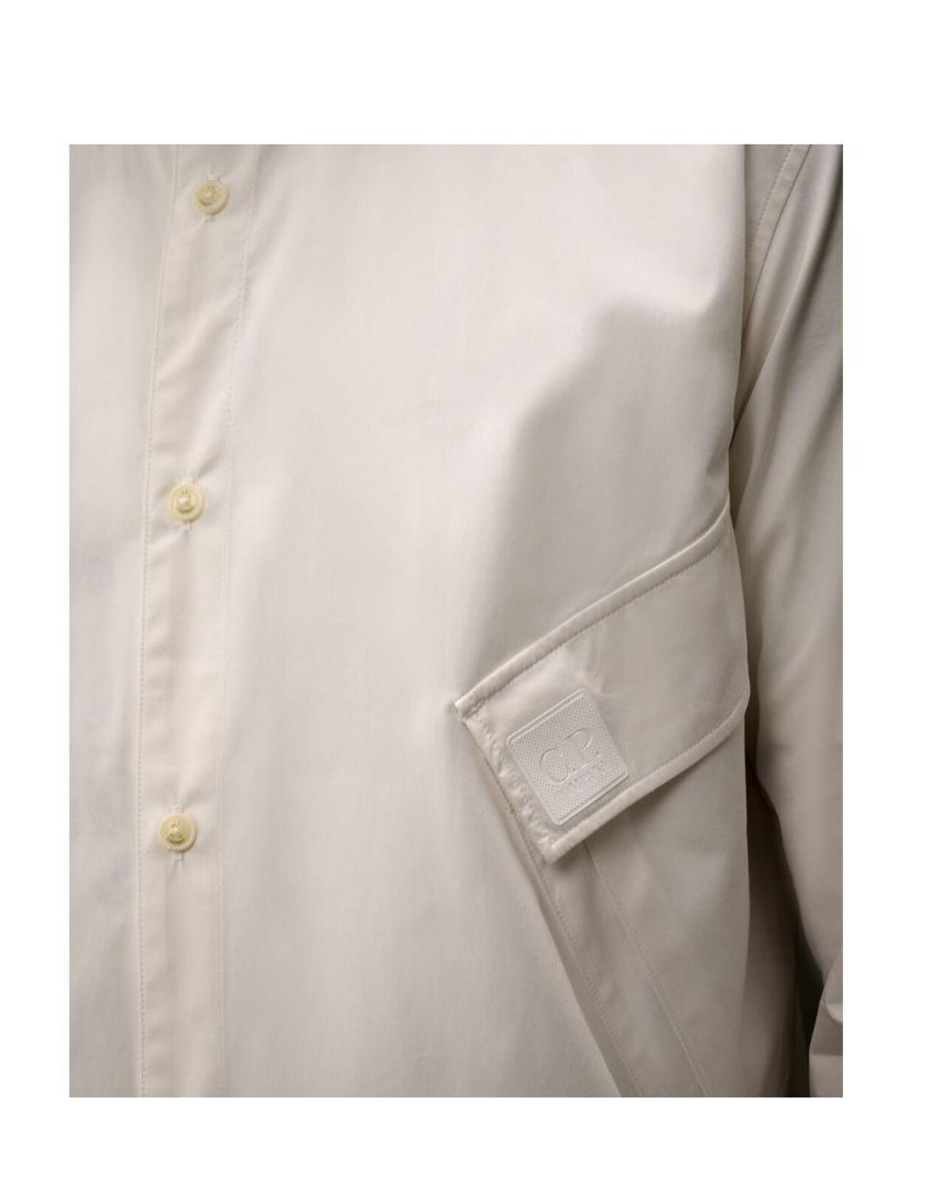 C P Company Natural Button-Up Shirt for men