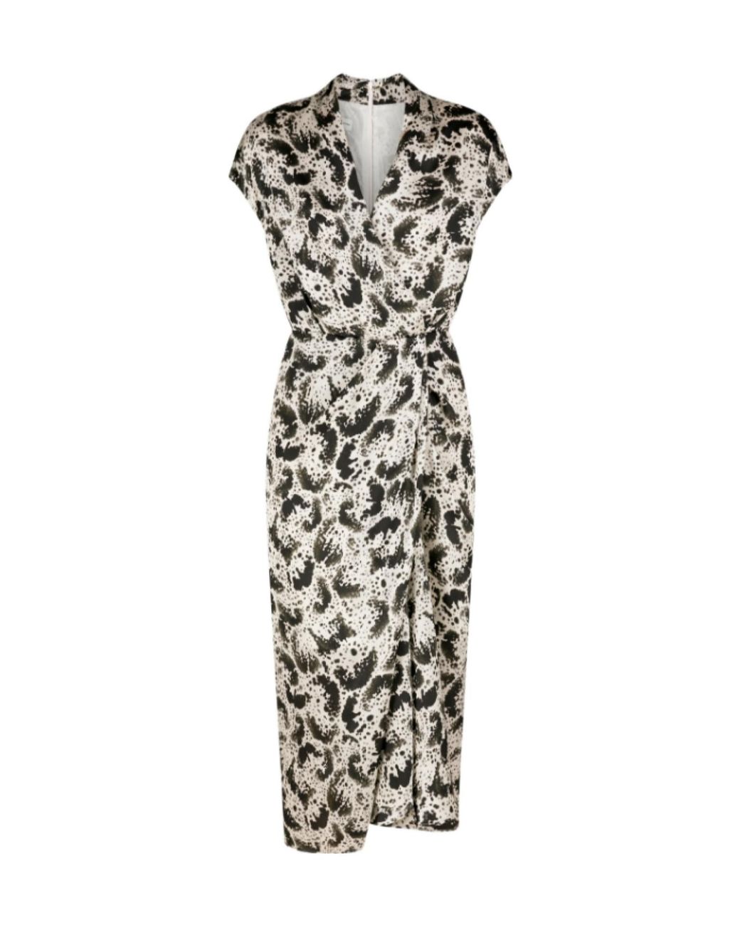 Dries Van Noten White Dilian Printed Dress