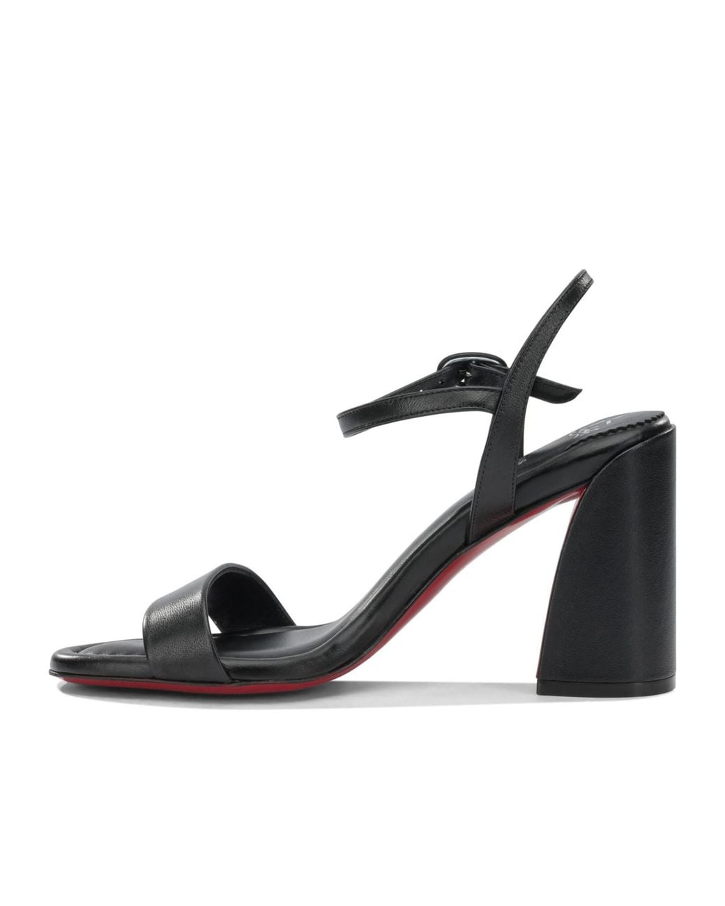 Christian Louboutin Metallic Miss Jane Leather Heeled Sandals