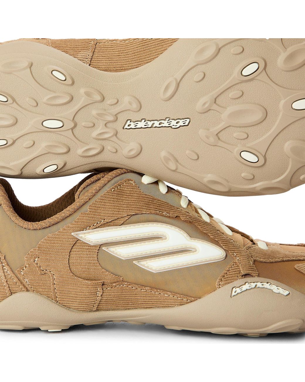 Balenciaga Natural Low-Top Sneakers