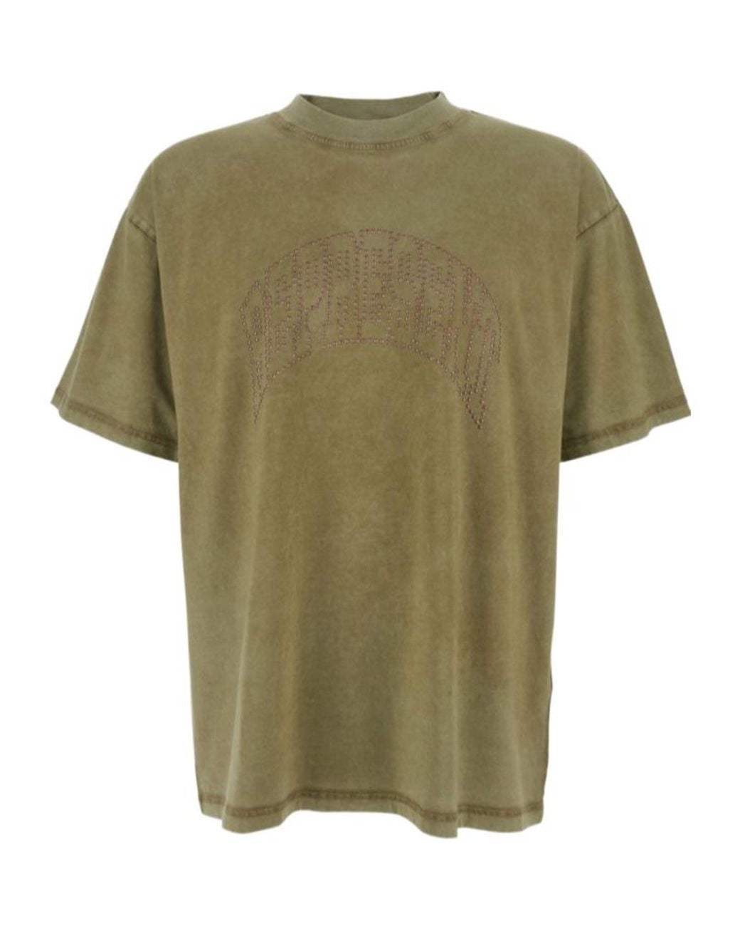 Represent Green Logo Faded T-Shirt for men