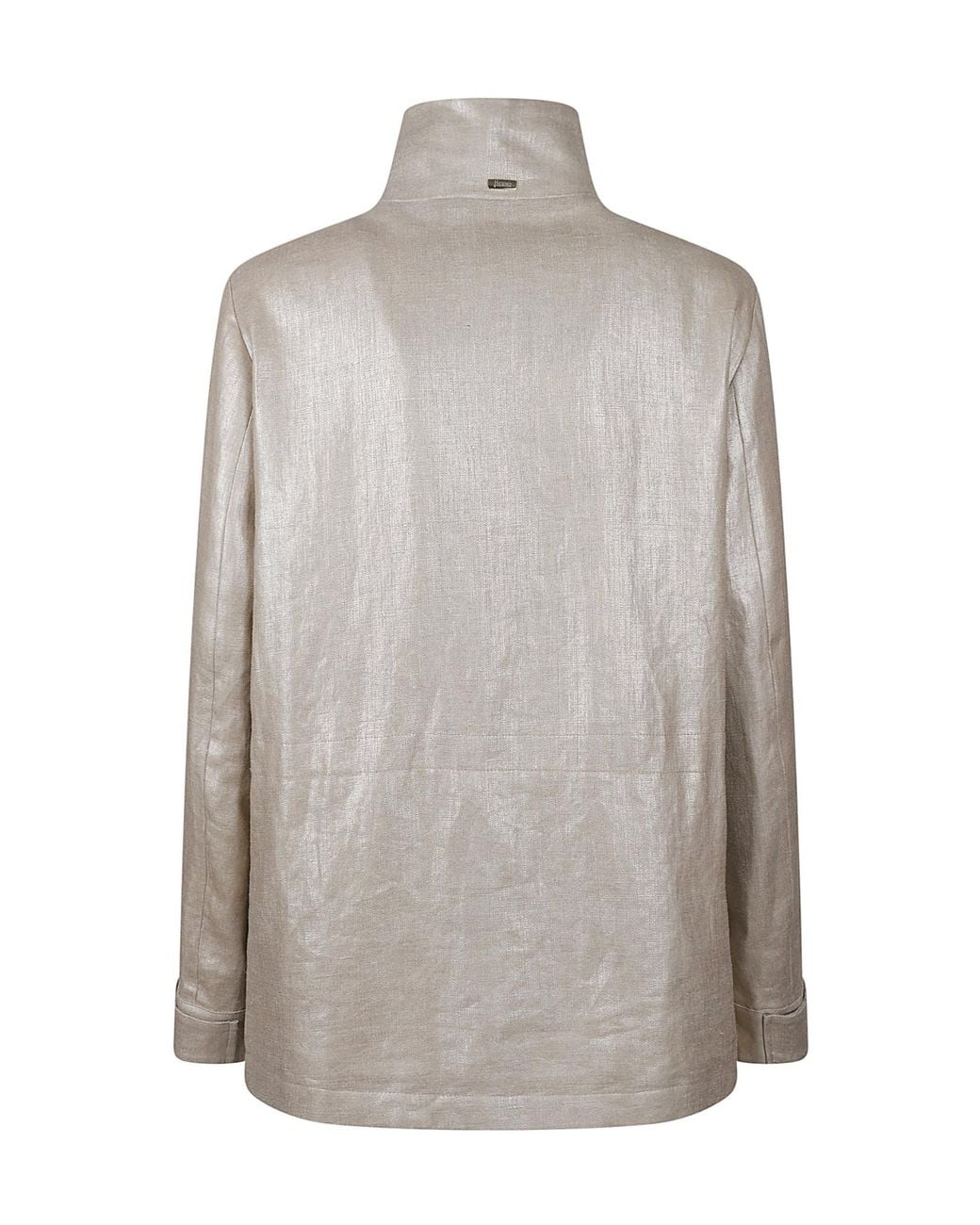 Herno Gray Flap Pocket Casual Jacket