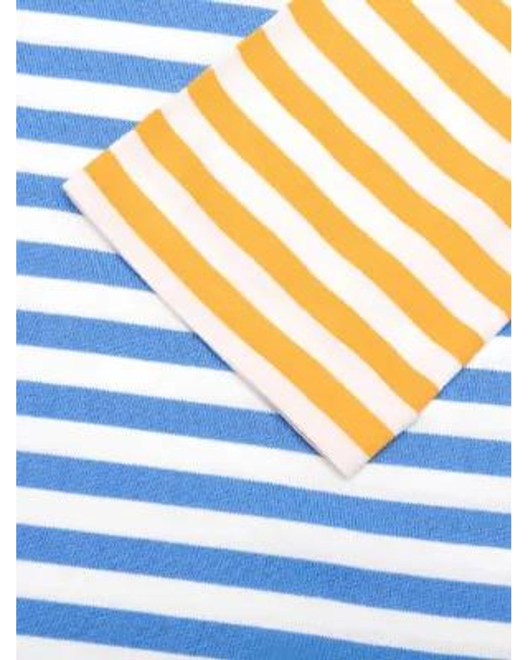 COMME DES GARÇONS PLAY Yellow Striped Long-Sleeve T-Shirt