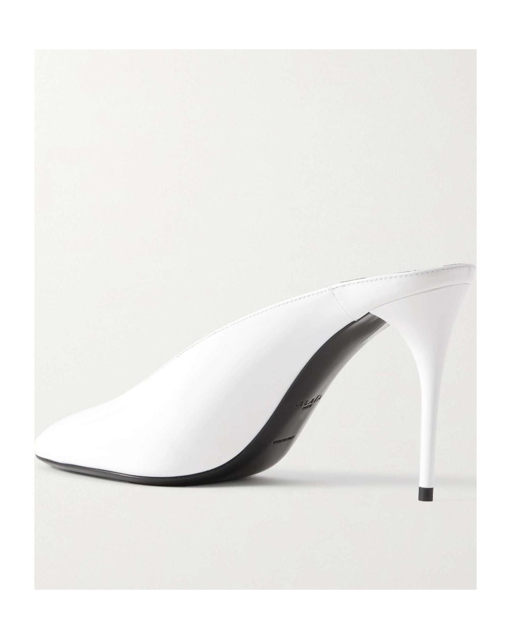 Alaïa White High-Heeled Sandals
