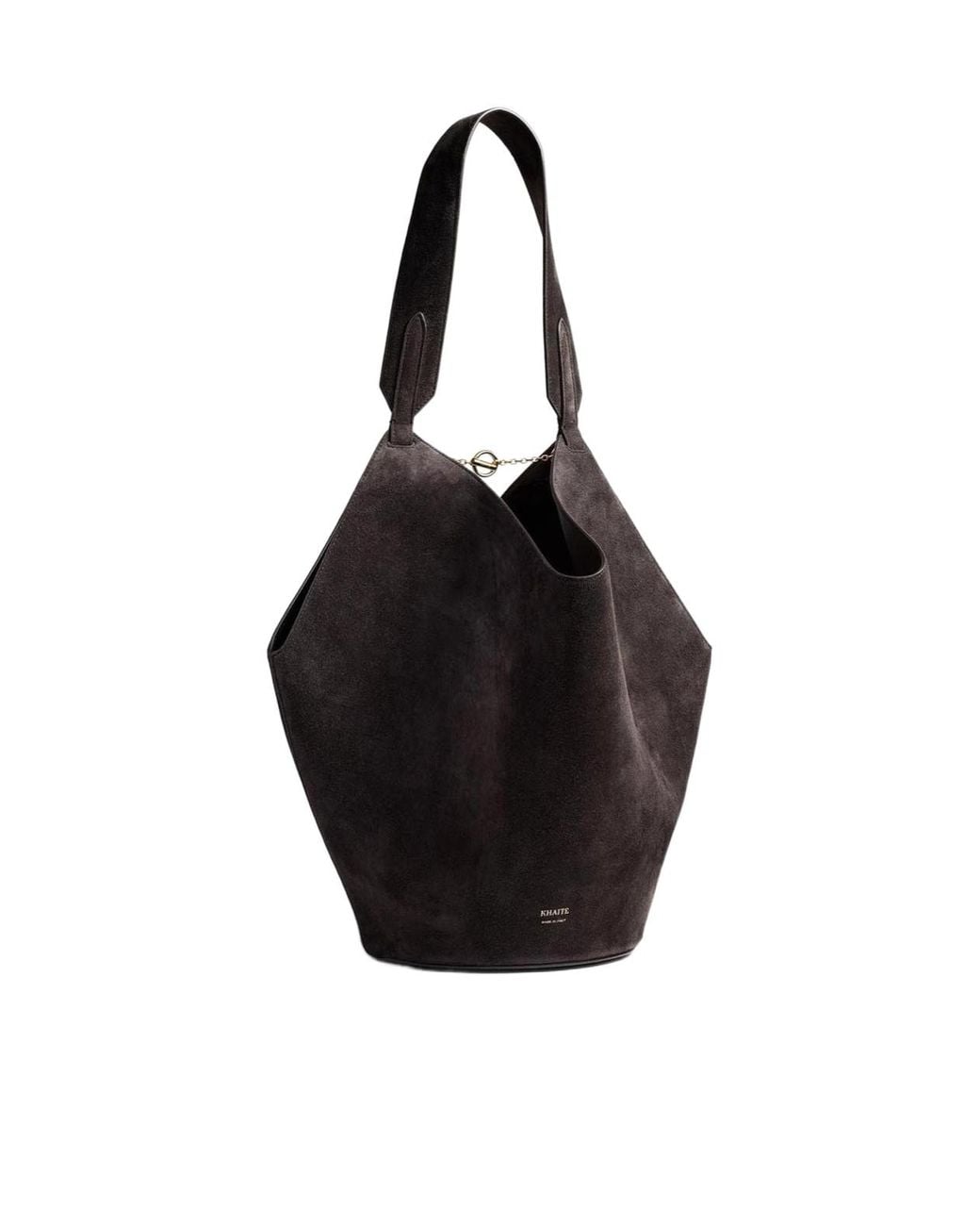 Khaite Black Lotus Small Tote Bag