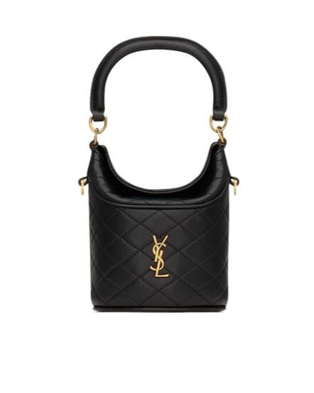 Saint Laurent Black Gaby Mini Bucket