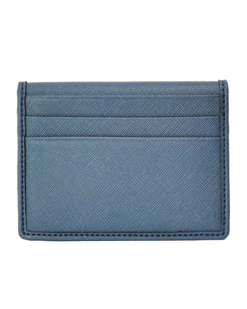 Vivienne Westwood Blue Embellished Kent Billfold Wallet for men
