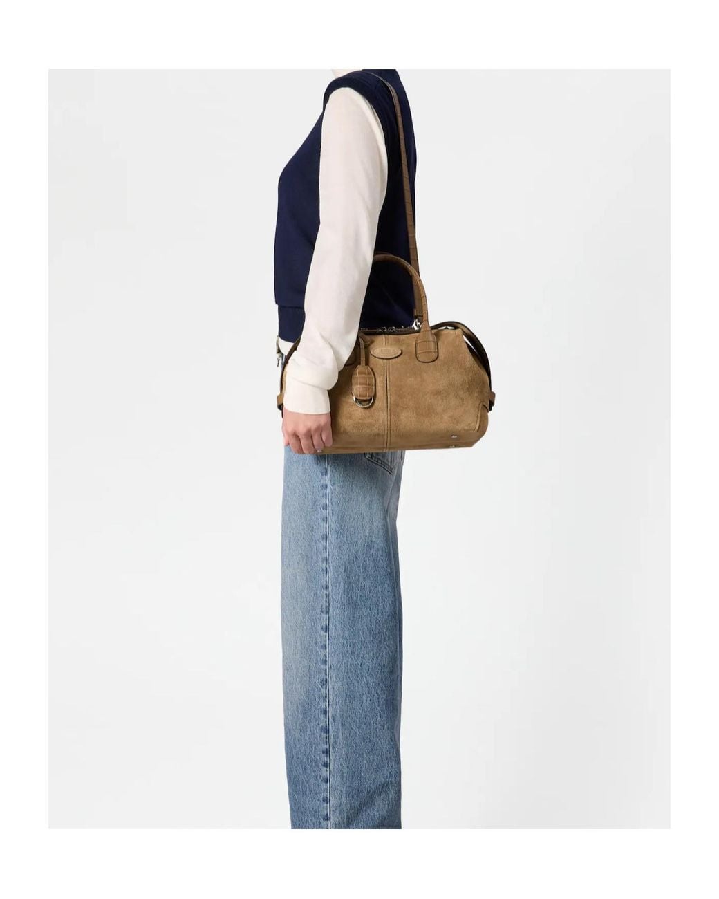 Tod's Brown Di Bag Bowling Bag