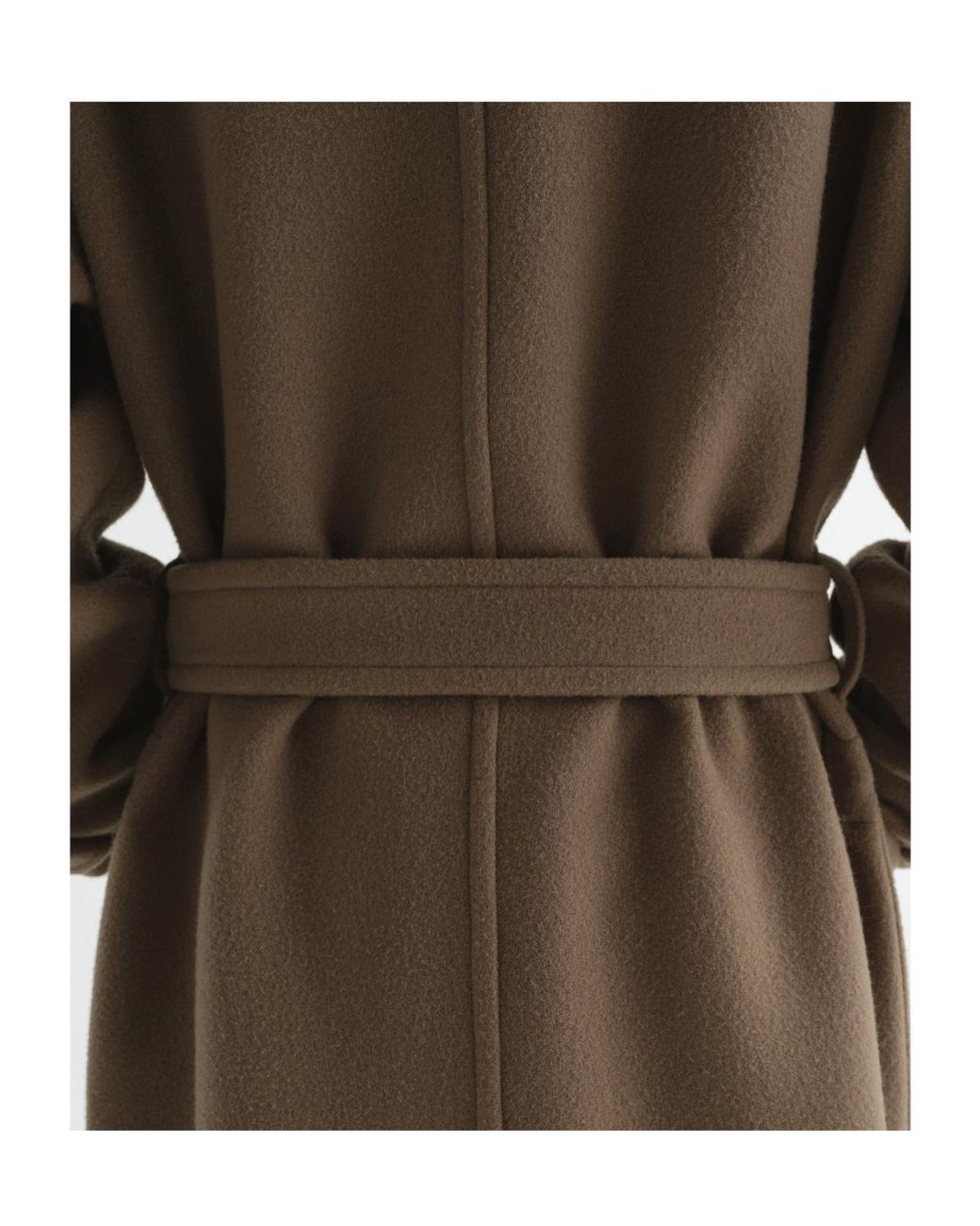 Lemaire Brown Wrap Coat for men