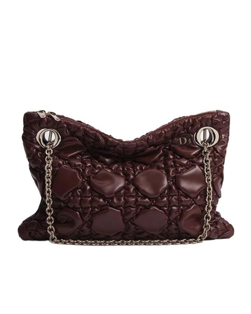 Dior Brown Small Crunchy Bag