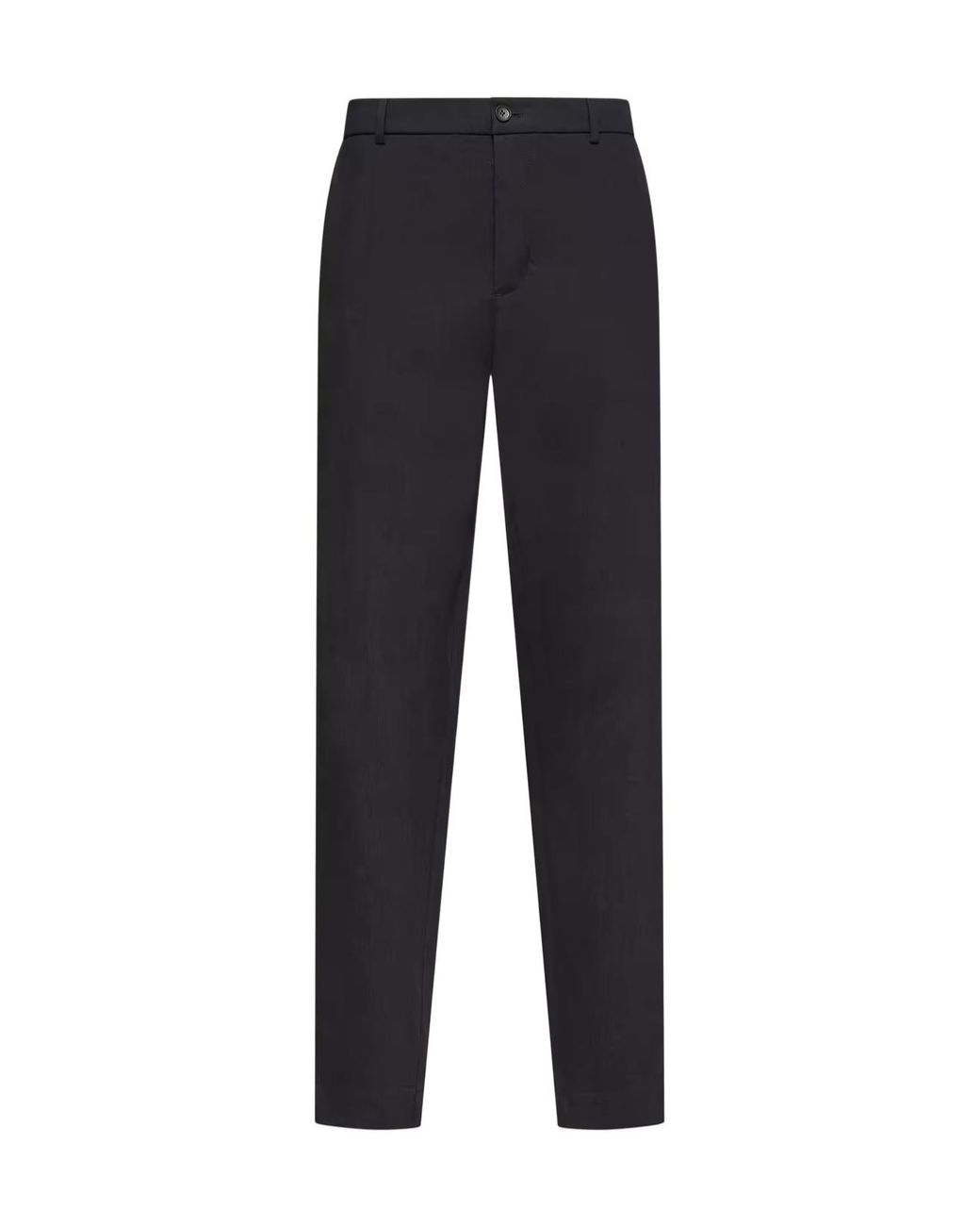 Moncler Blue Logo Patch Trousers for men