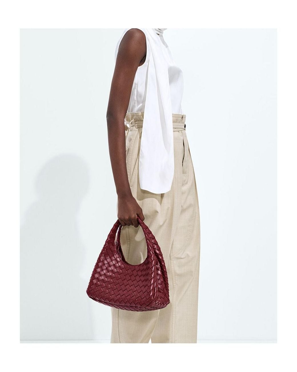 Bottega Veneta Red Small Campana