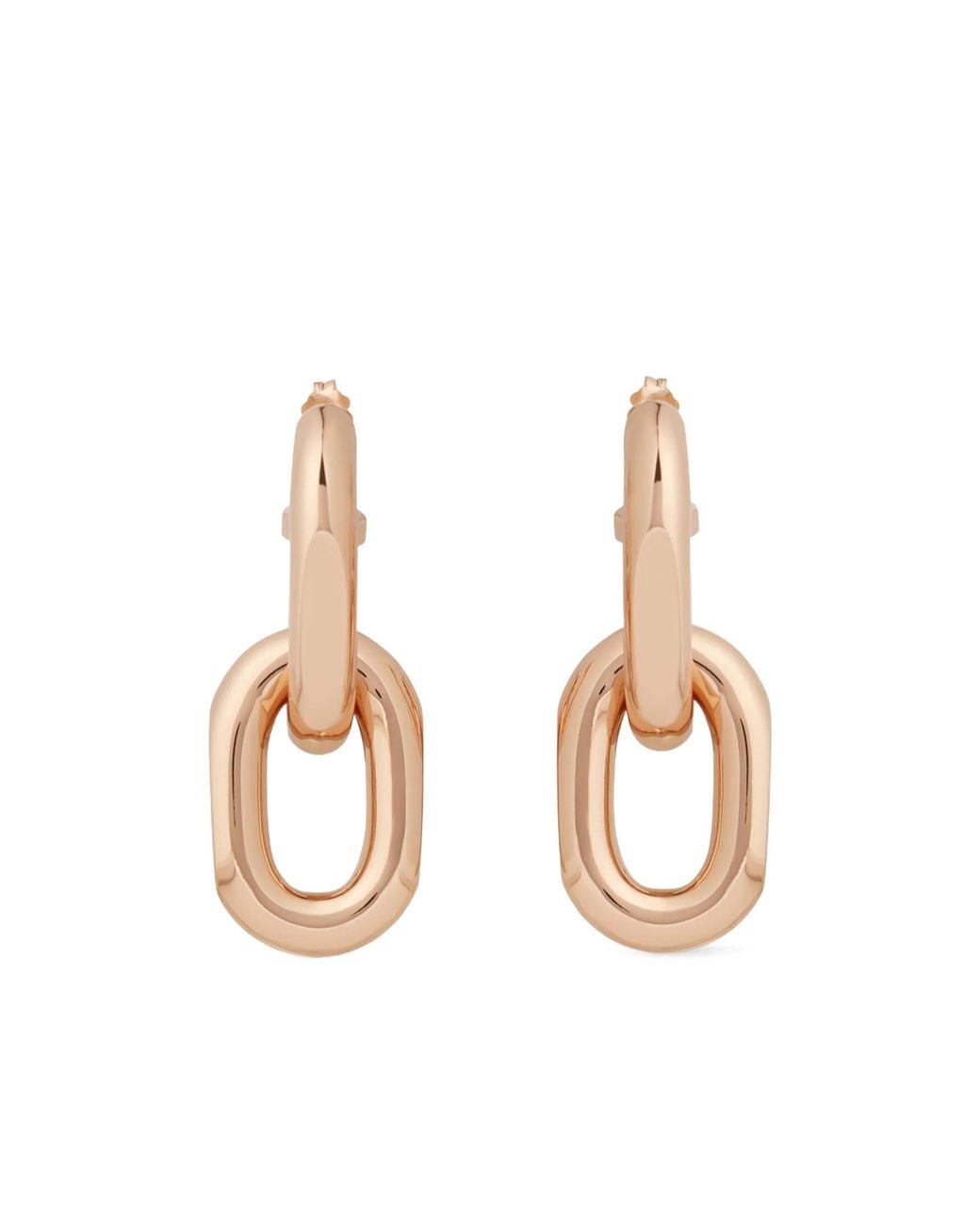 Rabanne Pink Rabanne Double Xl Link Earrings